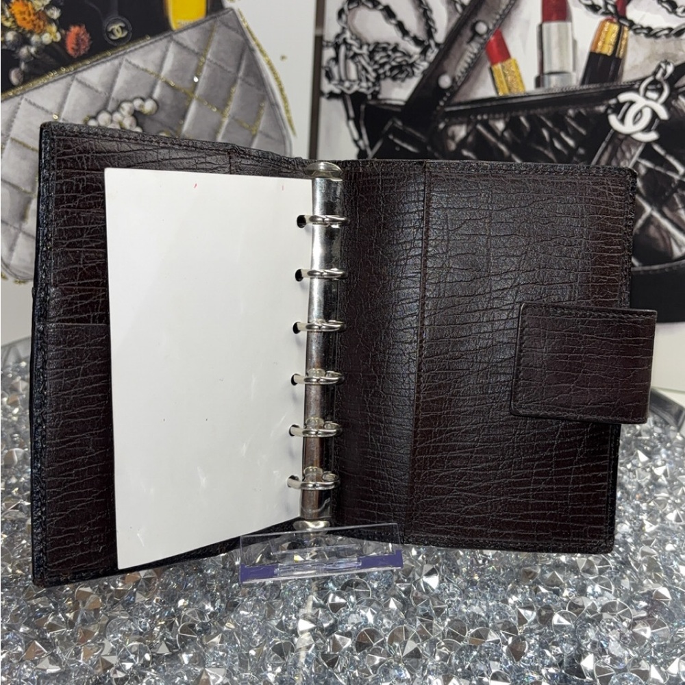 Gucci vintage Web ring agenda cover EUC - Picture 11 of 12